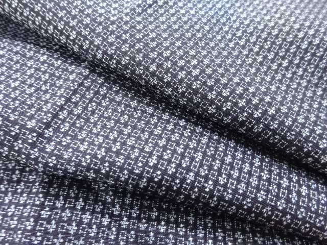  本場正藍泥染大島紬男物着物アンサンブル